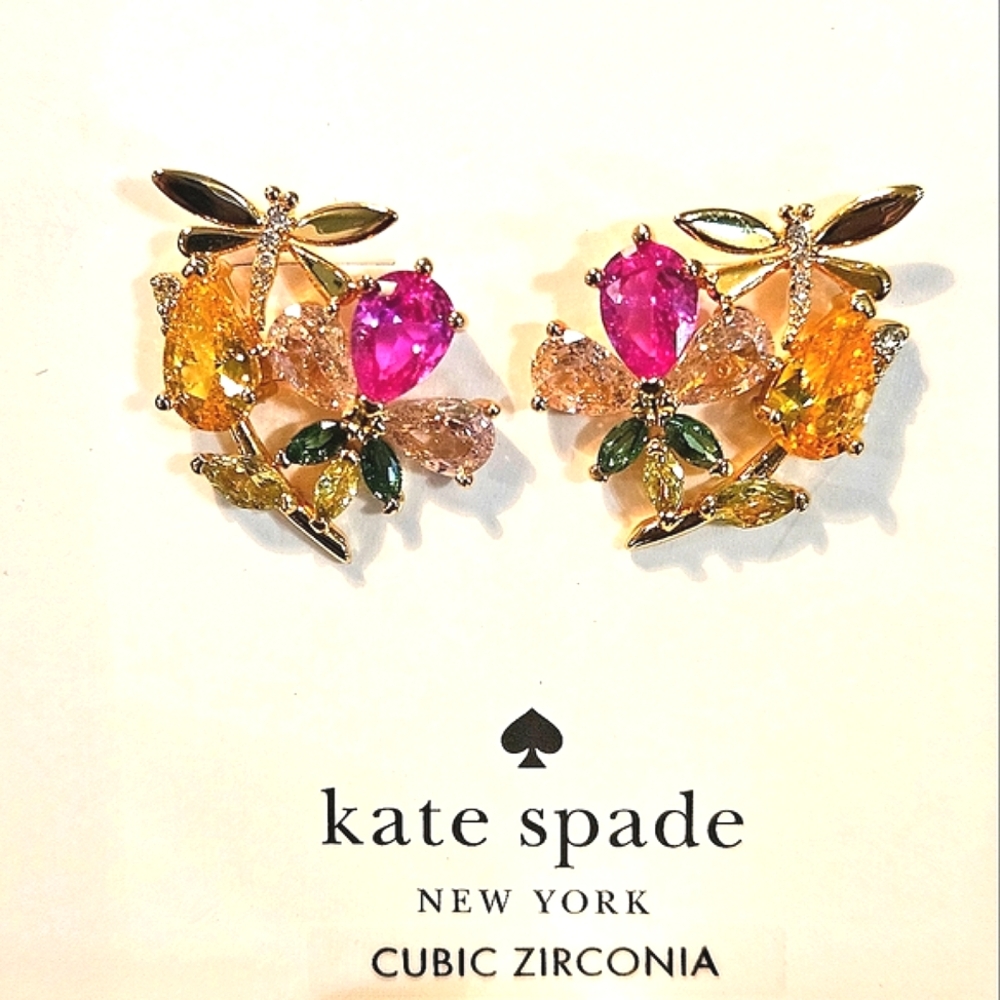 Kate Spade Multicolor Cubic Zirconia Earrings